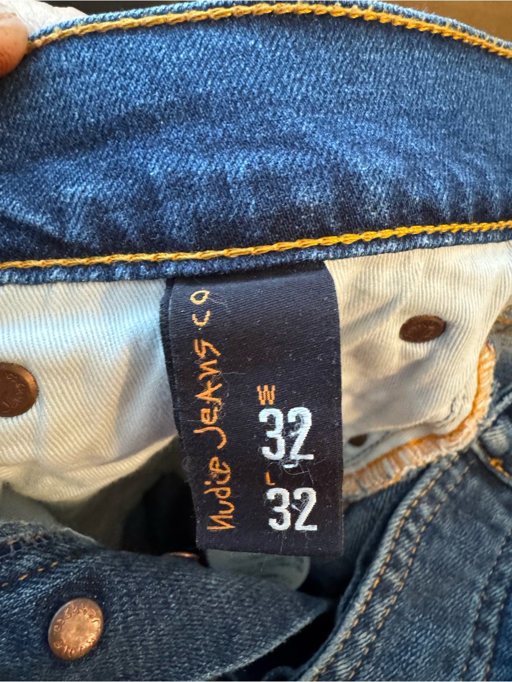 Nudie Jeans Men's Blue Denim Jeans - 32